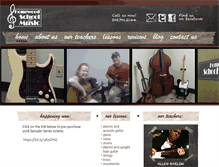 Tablet Screenshot of homewoodschoolofmusic.com